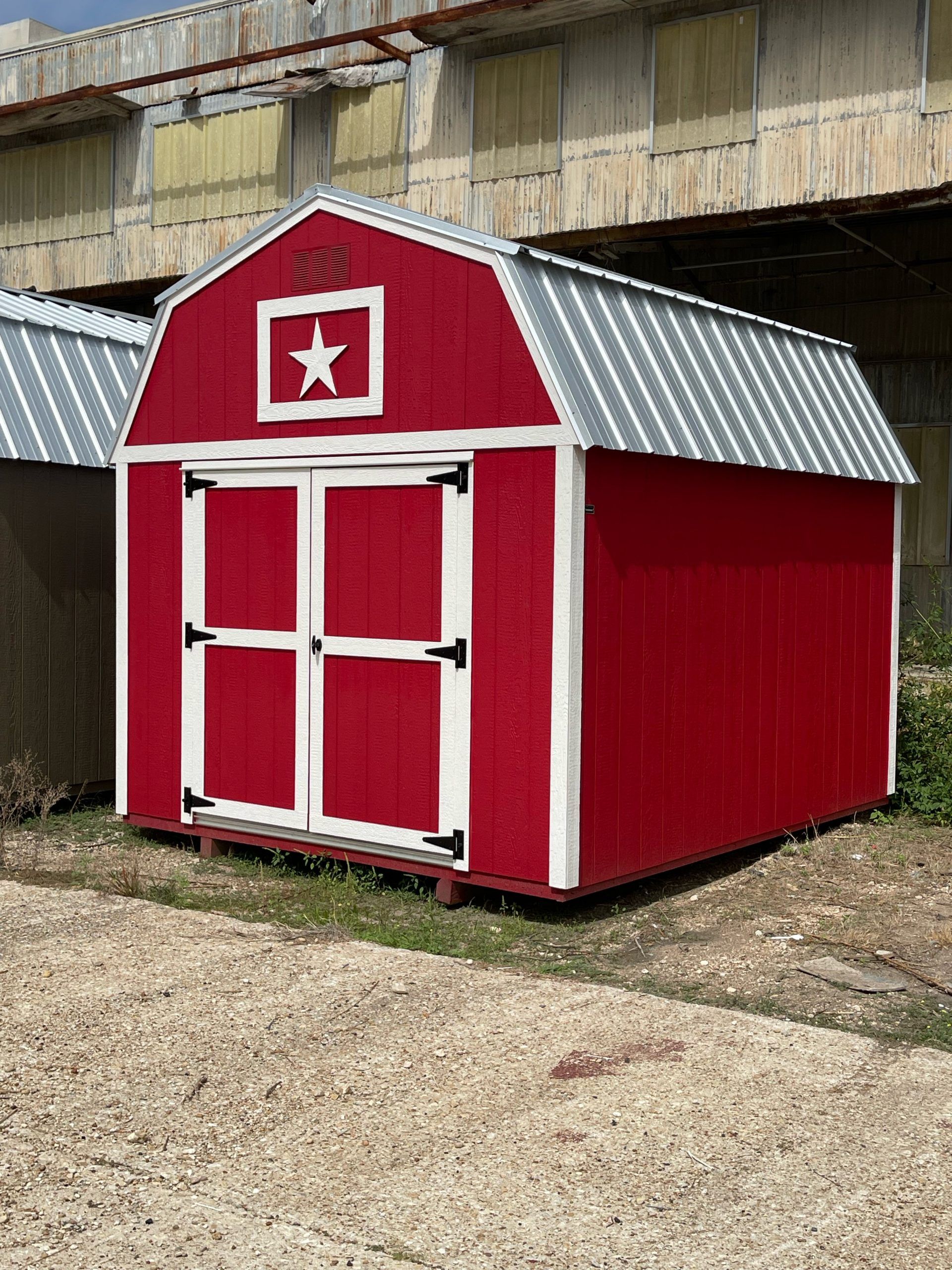 A Leland's shed available on rent-to-own