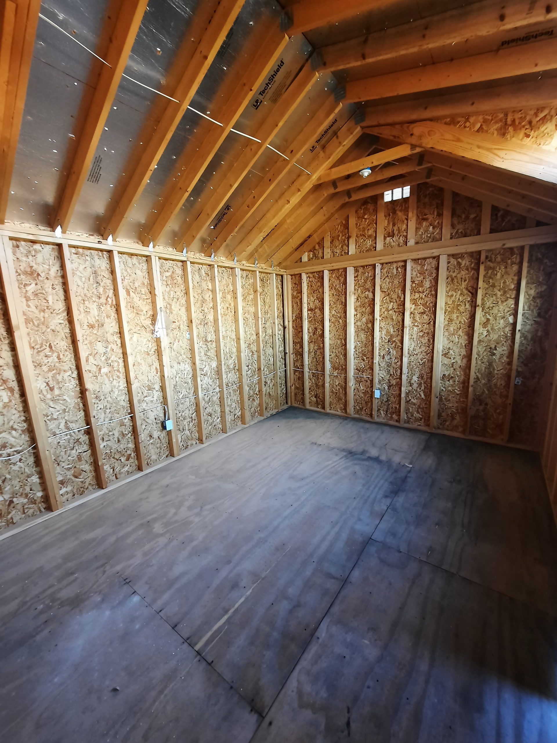 Real Leland's shed in a customer backyard